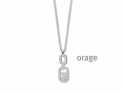 Orage | Collier | Argent | Oxyde de Zirconium | BB049