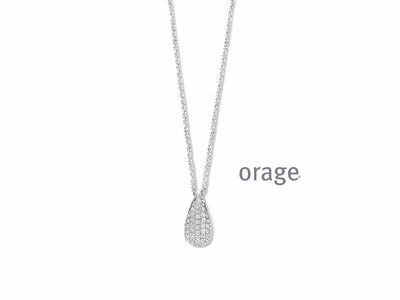 Orage | Collier | Argent | Oxyde de Zirconium | BB068