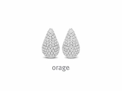 Orage | Boucles d'Oreilles | Argent | Oxyde de Zirconium | BB069