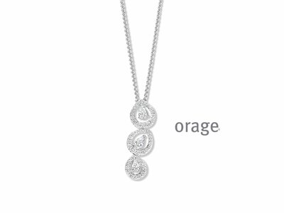 Orage | Collier | Argent | Oxyde de Zirconium | BB090