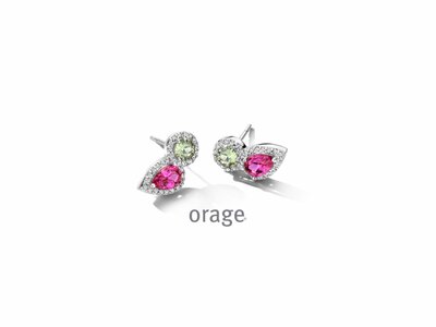 Orage | Boucles d'Oreilles | Argent | Oxyde de Zirconium | BB093