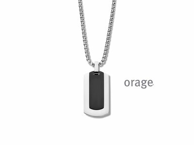 Orage | Collier | Homme | Acier Inoxydable | BB096