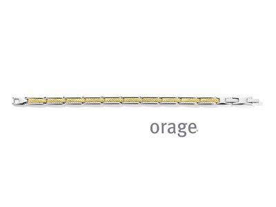 Orage | Bracelet | Homme | Acier Inoxydable | Bicolore | BB097