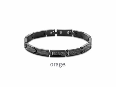Loumya Steel | Bracelet | Homme | Acier Inoxydable | Noir | BB098