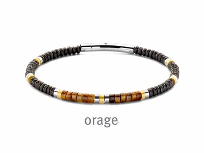 Loumya Steel | Bracelet | Homme | Acier Inoxydable | Pierres Naturelles | BB104