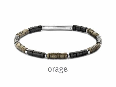 Loumya Steel | Bracelet | Homme | Acier Inoxydable | Pierres Naturelles | BB105