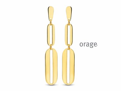Loumya Steel | Boucles d'Oreilles | Acier Inoxydable | Doré | BB120
