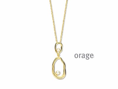 Orage | Collier | Plaqué Or | Perles Synthétiques | BB153