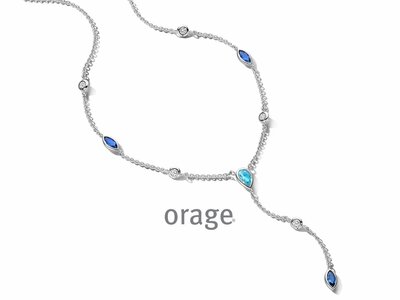 Orage | Collier | Argent | Oxyde de Zirconium | BB157