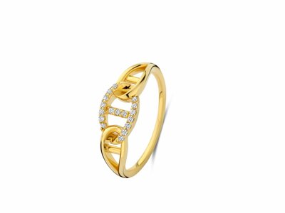 Naiomy Silver | Bague | Plaqué Or | Oxyde de Zirconium | N5P51