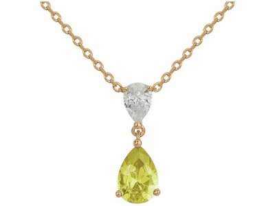 Griffe Rouge | Collier | Plaqué Or | Oxyde de Zirconium | Jaune | 86700016