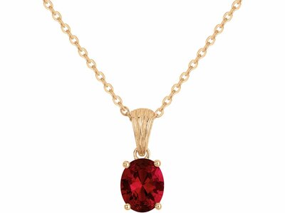 Griffe Rouge | Collier | Plaqué Or | Oxyde de Zirconium | Rouge | 86700031