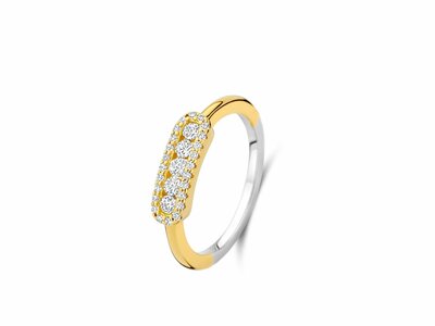 Naiomy Silver | Bague | Argent | Plaqué Or | Oxyde de Zirconium | N5Q51