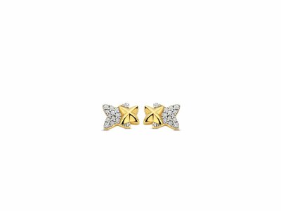 Naiomy Silver | Boucles d'Oreilles | Plaqué Or | Oxyde de Zirconium | N5P63