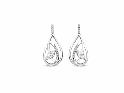 Naiomy Silver | Boucles d'Oreilles | Argent | Oxyde de Zirconium | N5P74