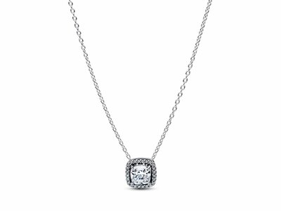 Pandora | Collier | Halo | Carré Scintillant | 393560C02