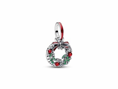 Pandora | Charm | Noël | Double Couronne de Noël | 794238C01