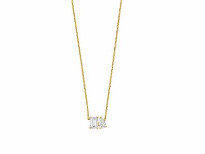 Loumya Gold "Or" | Collier | Or Jaune | Diamants de Synthèse | 0.980CT | IGI | AK9000A