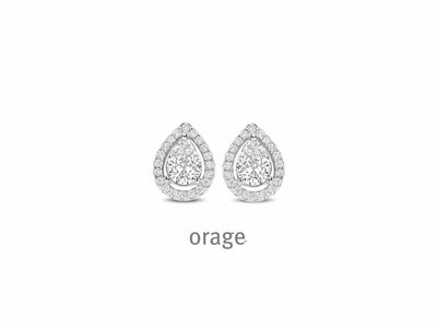 Orage | Boucles d'Oreilles | Argent | Oxyde de Zirconium | BB085