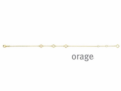 Orage | Bracelet | Plaqué Or | Trèfle Nacre | BB149