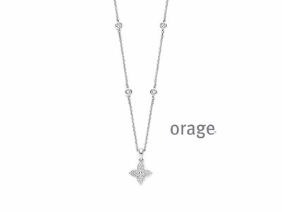 Orage | Collier | Argent | Oxyde de Zirconium | BB173