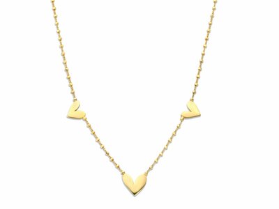 Naiomy Silver | Collier | Plaqué Or | Coeur | N5Q57