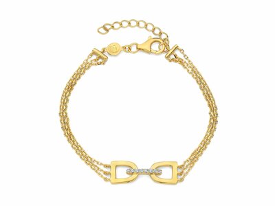 Naiomy Silver | Bracelet | Plaqué Or | Oxyde de Zirconium | N5Q56