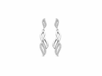 Naiomy Silver | Boucles d'Oreilles | Argent | Oxyde de Zirconium | N5K71