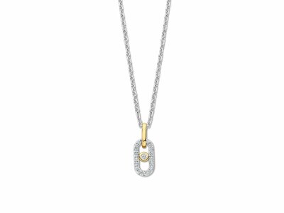 Naiomy Silver | Collier | Argent | Plaqué Or | Oxyde de Zirconium | N5P58