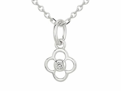 La Garçonne Diamant | Collier | Argent | Diamant 0.015ct | 20700069