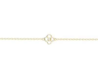 La Garçonne Diamant | Bracelet | Plaqué Or | Diamant 0.015ct | 26300045