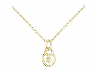 La Garçonne Diamant | Collier | Plaqué Or | Diamant 0.015ct | 26700075