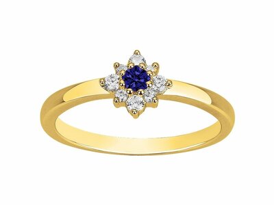 Loumya Silver | Bague | Plaqué Or | Oxyde de Zirconium | Spinelle Synthétique | 76100250