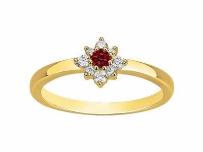 Loumya Silver | Bague | Plaqué Or | Oxyde de Zirconium | Spinelle Synthétique | 76100251