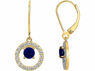 Loumya Silver | Boucles d'Oreilles | Plaqué Or | Oxyde de Zirconium | 76400417