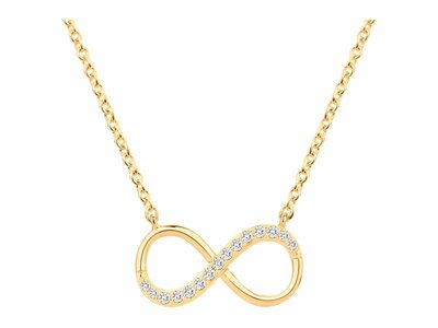 Loumya Silver | Collier | Plaqué Or | Oxyde de Zirconium | Infini | 76700001