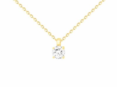 Loumya Silver | Collier | Plaqué Or | Oxyde de Zirconium | ø5mm | 76700075