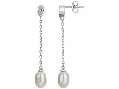 Loumya Silver | Boucles d'Oreilles | Argent | Perles d'Eau Douce | 70400435