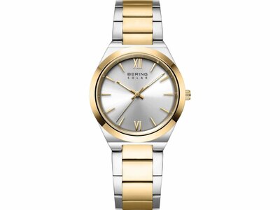 Bering | Femme | Quartz | Solar | Acier Inoxydable | Bicolore | 19932-710