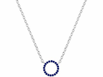 Loumya Silver | Collier | Argent | Oxyde de Zirconium | Bleu | 70701116