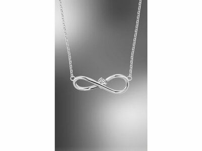 Lotus Silver | Collier | Argent | Oxyde de Zirconium | Infini | LP3674-1/1