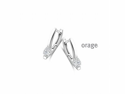 Orage | Boucles d'Oreilles | Argent | Oxyde de Zirconium | BB048