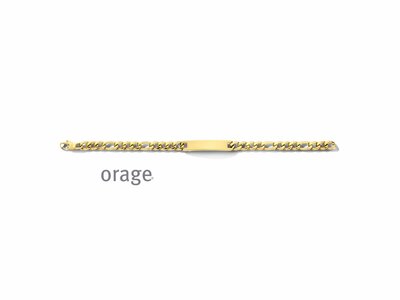 Orage | Bracelet | Acier Doré | Personnalisable | BB102