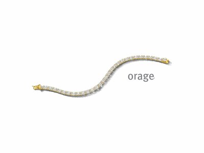Orage | Bracelet | Plaqué Or | Oxyde de Zirconium | BB013