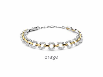 Orage | Bracelet | Agent | Plaqué Or | Oxyde de Zirconium | BB054