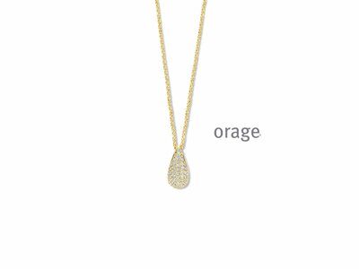 Orage | Collier | Plaqué Or | Oxyde de Zirconium | BB070