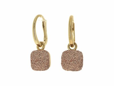 Pesavento | Boucles d'Oreilles  | Plaqué Or | Polvere Jaune |WPSCO405