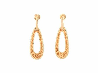 Pesavento | Boucles d'Oreilles | Pixel | Plaqué Or | WPXLO194
