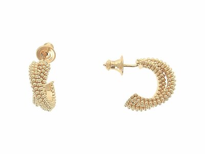 Pesavento | Boucles d'Oreilles | Pixel | Plaqué Or | WPXLO231