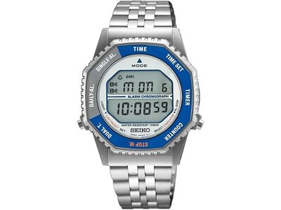 Seiko | Homme | Quart | Sport Digitale | Acier Inoxydable | 37mm | SMGG21P1